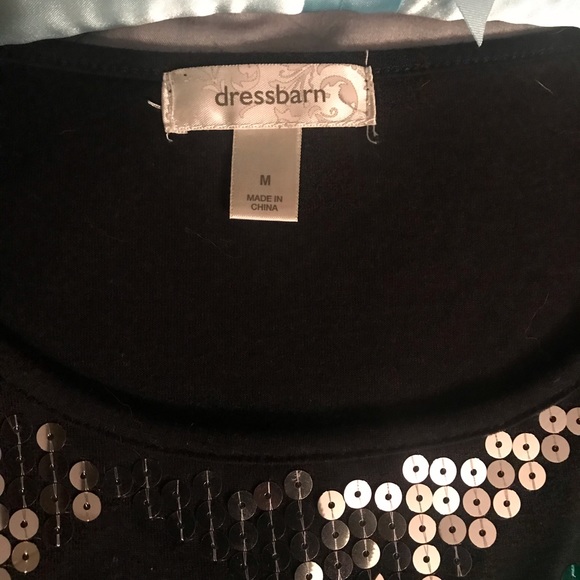 Dressbarn - multi colored sequence ladies blouse - Picture 2 of 3